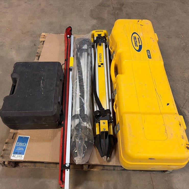 Assortment of Laser Level Equipment