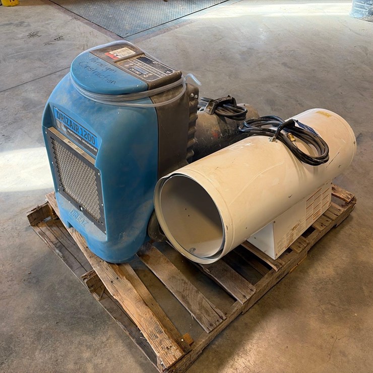 LP Heaters and DRIZAIR Dehumidifier