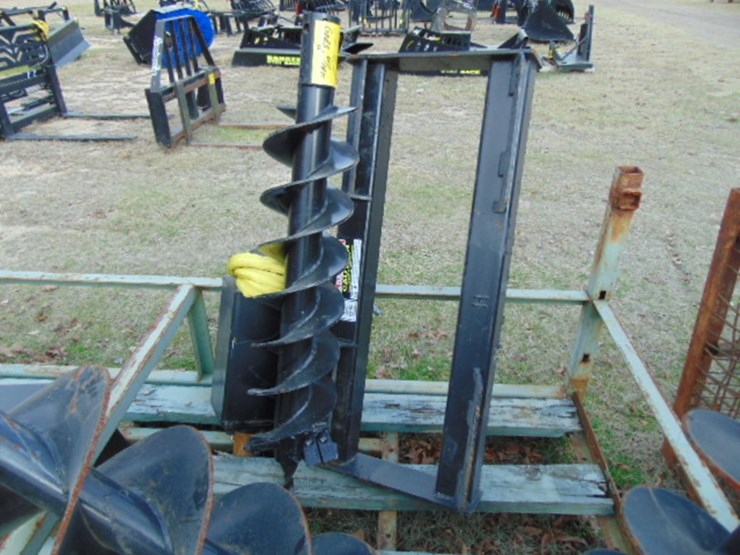 skid-steer-post-hole-digger-assembly-w/-9"-auger-image-1