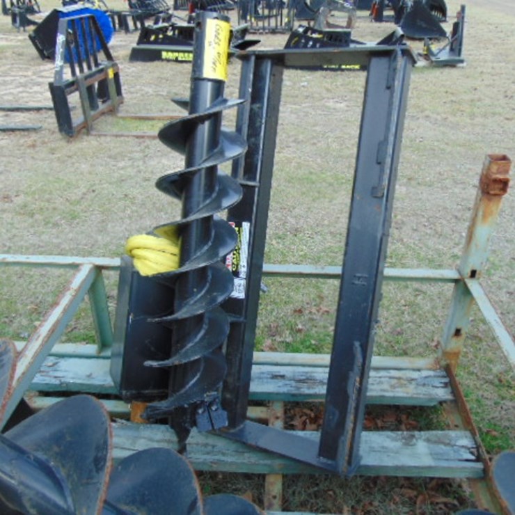 SKID STEER POST HOLE DIGGER ASSEMBLY W/ 9" AUGER