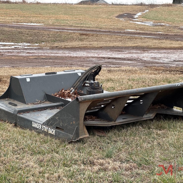 72" BRUSH CUTTER SKID STEER ATTACHMENT
