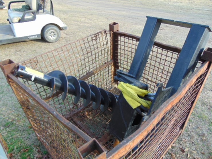 skid-steer-post-hole-digger-assembly-w/-9"-auger-image-5