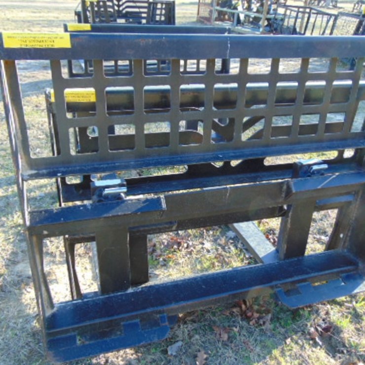 SOLID BACK SKID STEER FORKS