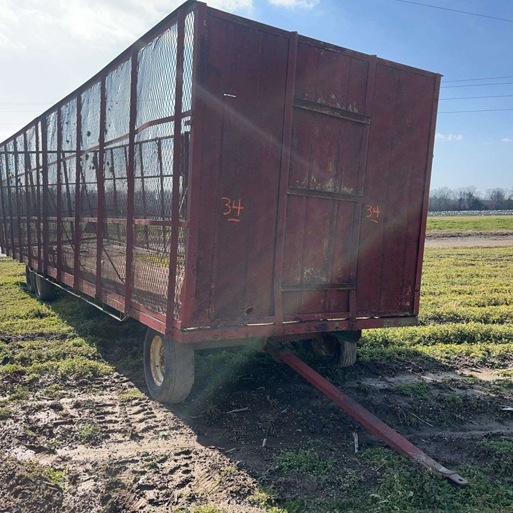 Cotton Trailer, Tandem Rears, 32'