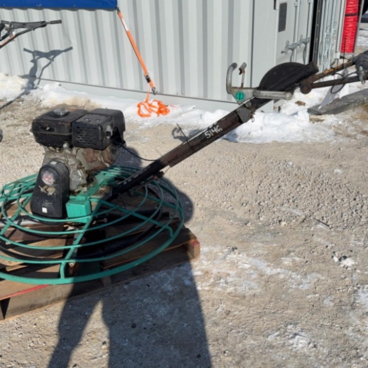 Whiteman BA48H 4' Power Trowel With Honda Motor S.N# C10130322