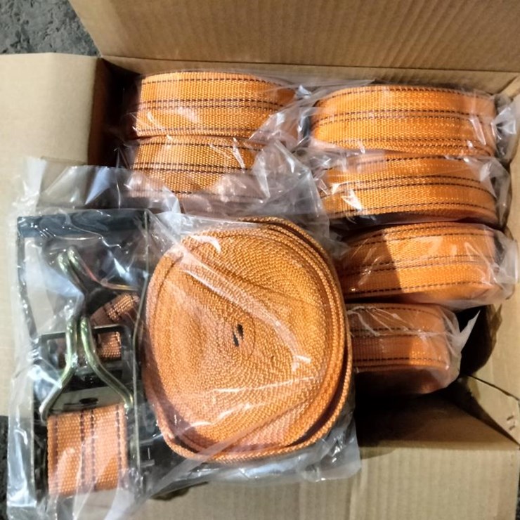 #102 • (8) Nylon Straps, Steel Retainer Hooks