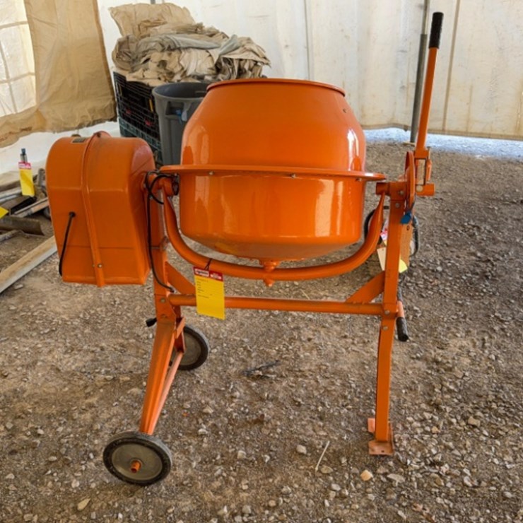 Concrete Mixer With Electric Motor