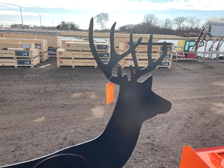 #2070-•-ar500-steel-deer-shooting-target-with-heart-flapper-image-6