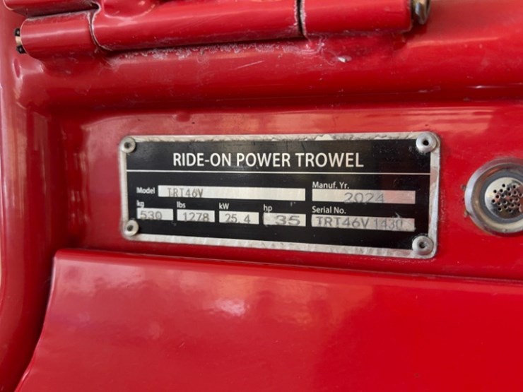 2024-tamahawk-trt46v-s.n#-trt46v1430-8'-ride-on-trowel-35hp-hour-40.4-image-10