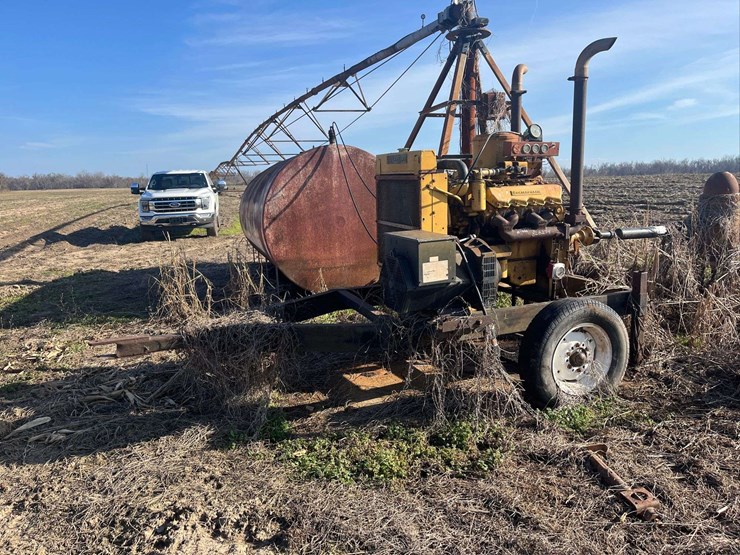 caterpillar-3150-power-unit-on-trailer-with-generator-image-1