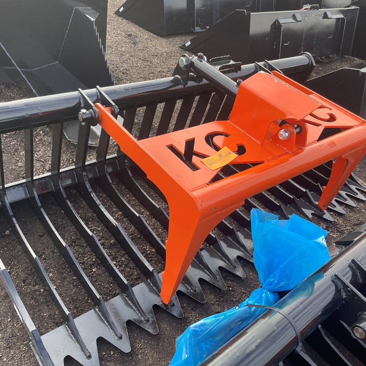 #2051 • 76" Single Cylinder Skeleton Grapple Bucket