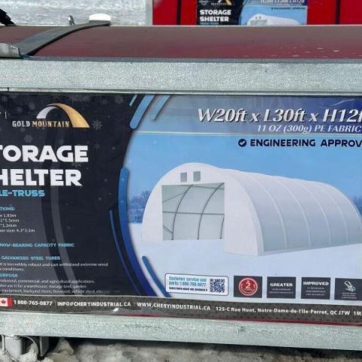 UNUSED Gold Mountain 20 Ft x 30 Ft x 12 Ft Single