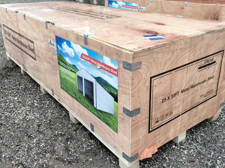 #64-•-metal-warehouse-shed---cream-image-2