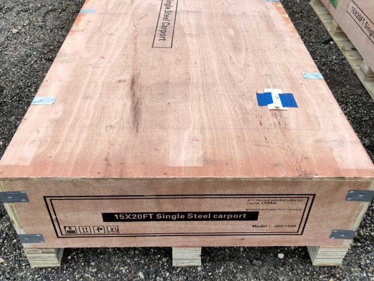 #67-•-metal-carport---cream-image-2