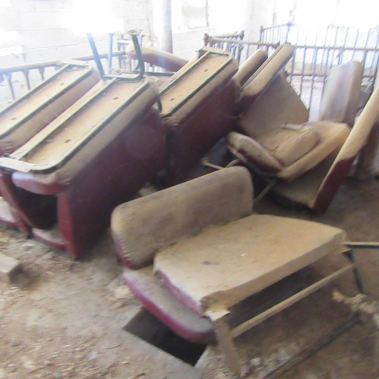 #8986 • Lot of Bus Seats