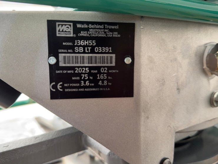 2025-unused-whiteman-j36h55-3'-power-trowel-with-honda-gx160-motor-image-3