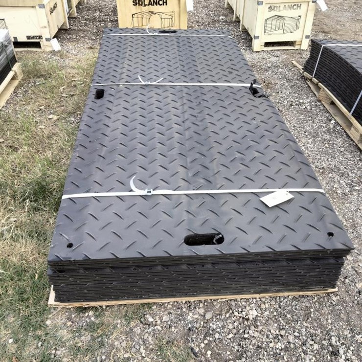 #72 • (15) Diamond Plated Ground Protection Mats 41"x8'