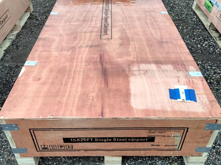 #65-•-metal-carport---cream-image-2