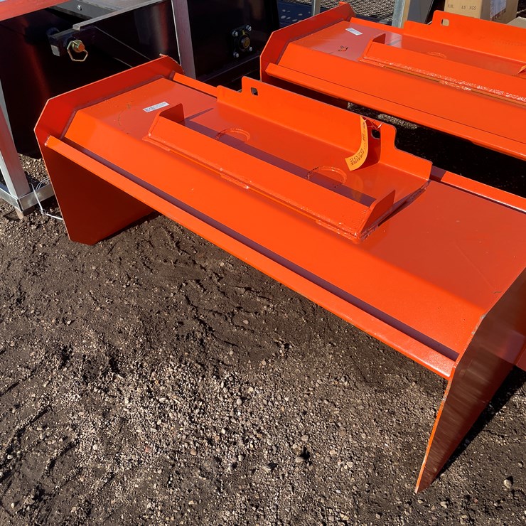 #2078 • 48" Mini Skid Steer Snow Pusher