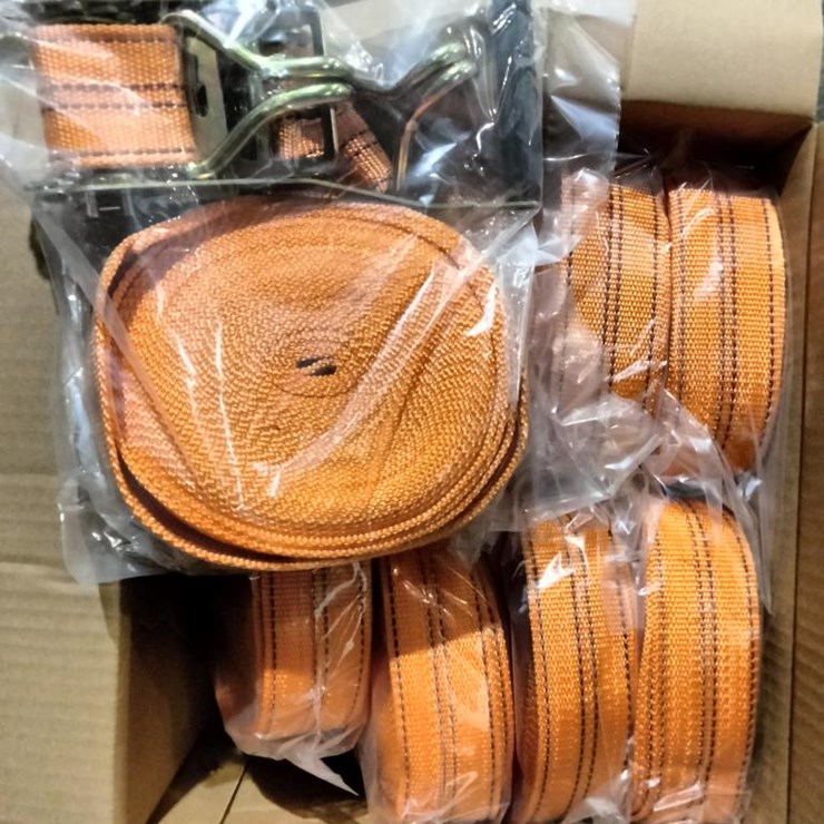 #106 • (8) Nylon Straps, Steel Retainer Hooks