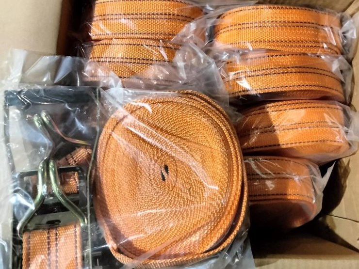 #101-•-(8)-nylon-straps,-steel-retainer-hooks-image-1