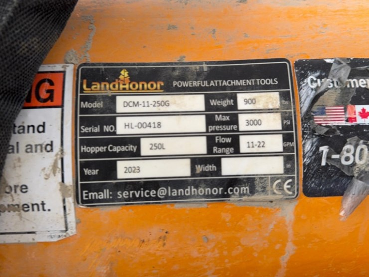 2023-landhonor-dcm-11-250g-skid-loader-concrete-mixer-s.n#hl-00418-image-2