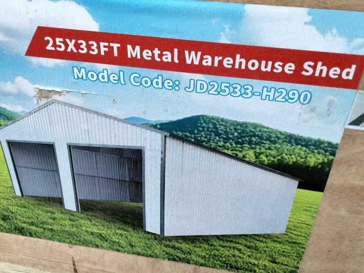 #62-•-metal-warehouse-shed---cream-image-1