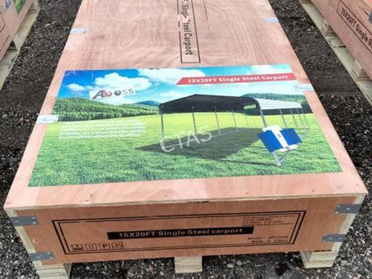 #66-•-metal-carport---cream-image-3