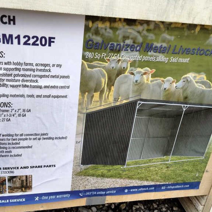 #119 • Galvanized Metal Livestock Shed