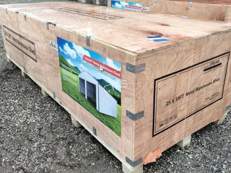 #64-•-metal-warehouse-shed---cream-image-3