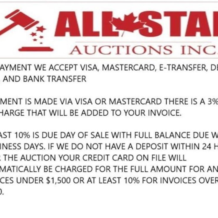 PICK UP SCHEDULE BY APPOINTMENT ONLY