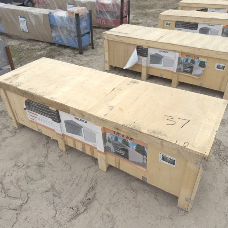 12FT X 20FT STEEL CARPORT 100IN TALL