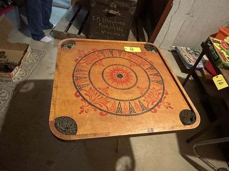 antique-2-sided-carrom-wood-game-board-image-4