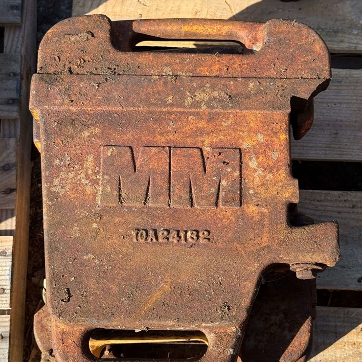 (4) Minneapolis Moline Suitcase Weights
