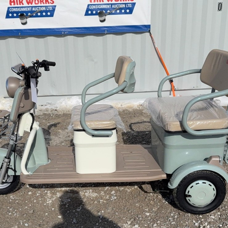 Unused IR Model IRGC40 High End Golf Cart, 60 Volt, 3 Speed, On Board Charger.