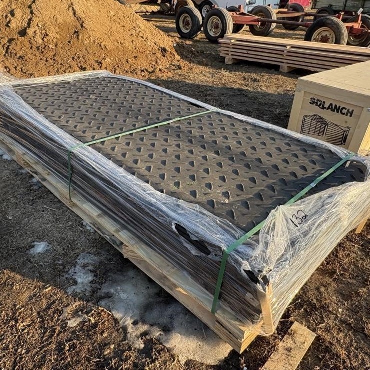 (15) New 95" x 41.5" Rubber Mats