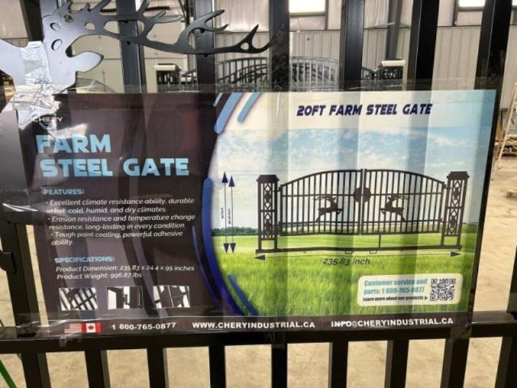 unused-(1)-set-of-20-ft-iron-gate-image-2