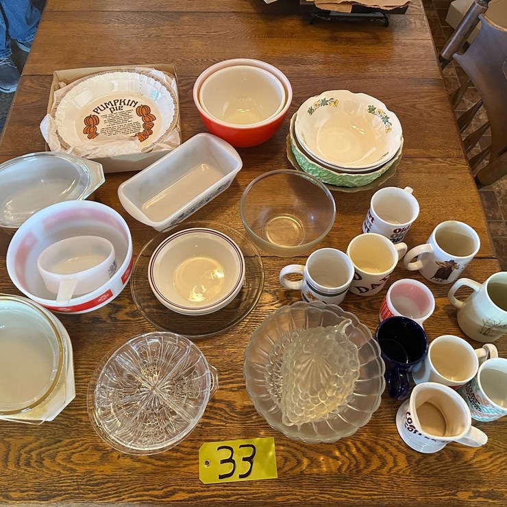 Glass Dishware & Coffee Mugs