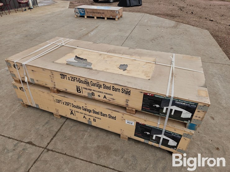 2025-kj-k3325-double-garage-steel-shed-image-2