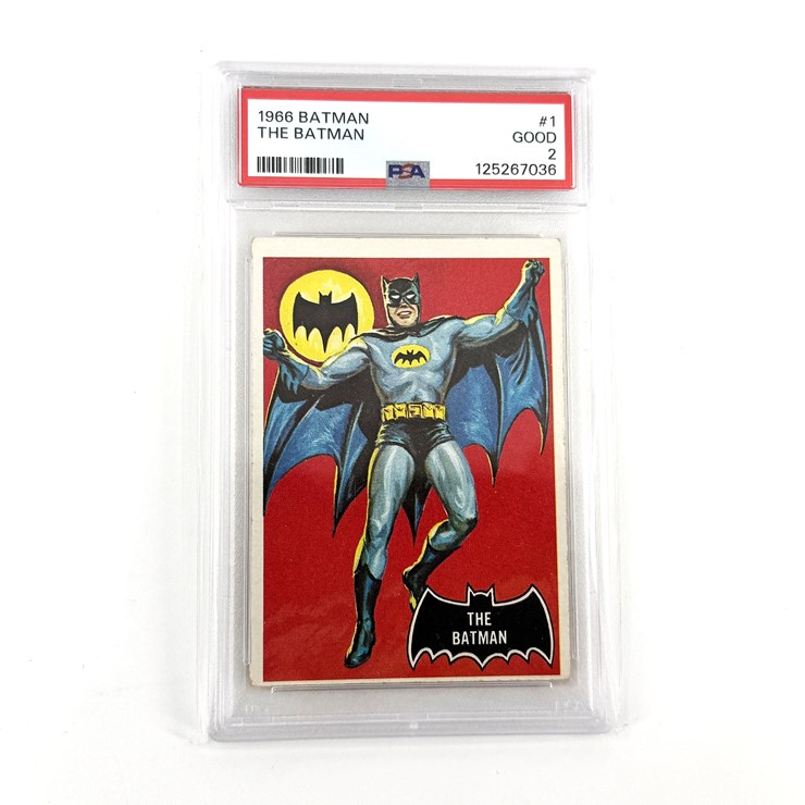 #1062 • 1966 TOPPS BATMAN #1 TRADING CARD