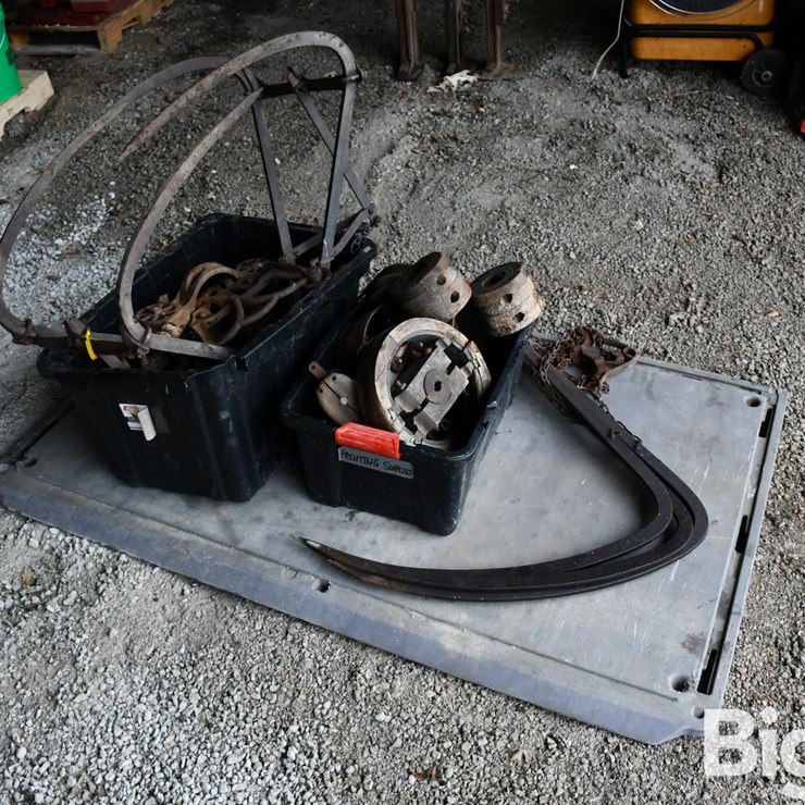 Pallet Of Antique Farm Support