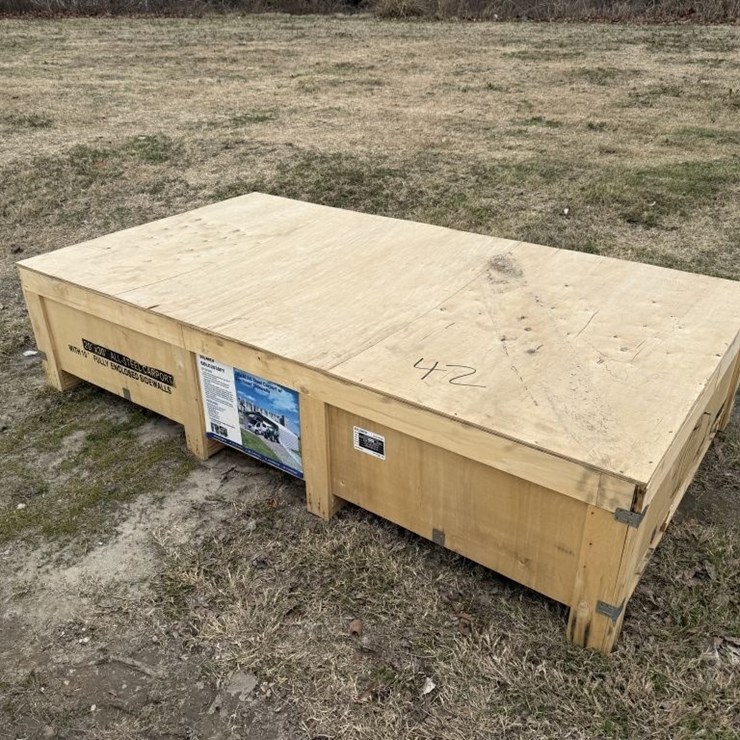 20FT X 30FT STEEL CARPORT W/ SIDEWALLS