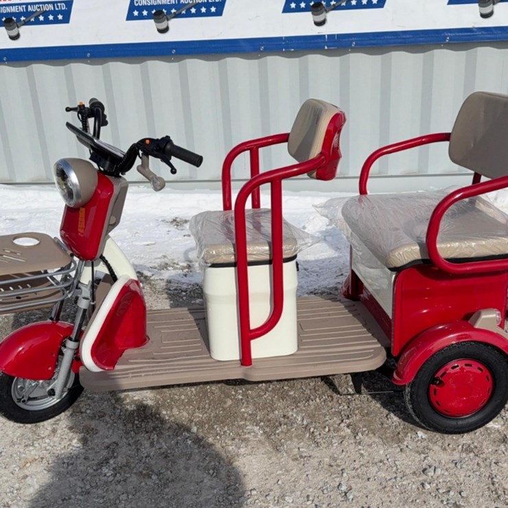 Unused IR Model IRGC40 High End Golf Cart, 60 Volt, 3 Speed, On Board Charger.