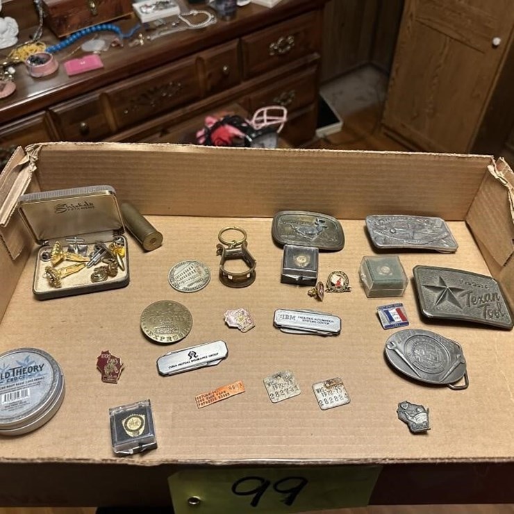 Vintage Belt Buckles & Pins