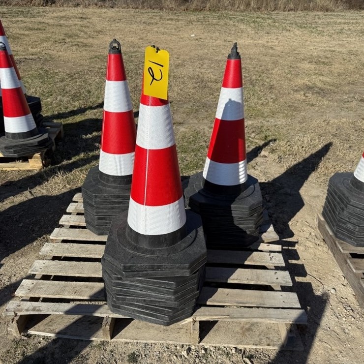 25 TRAFFIC CONES