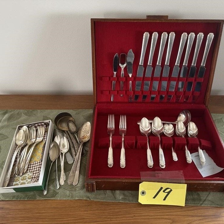Antique Silverware Set