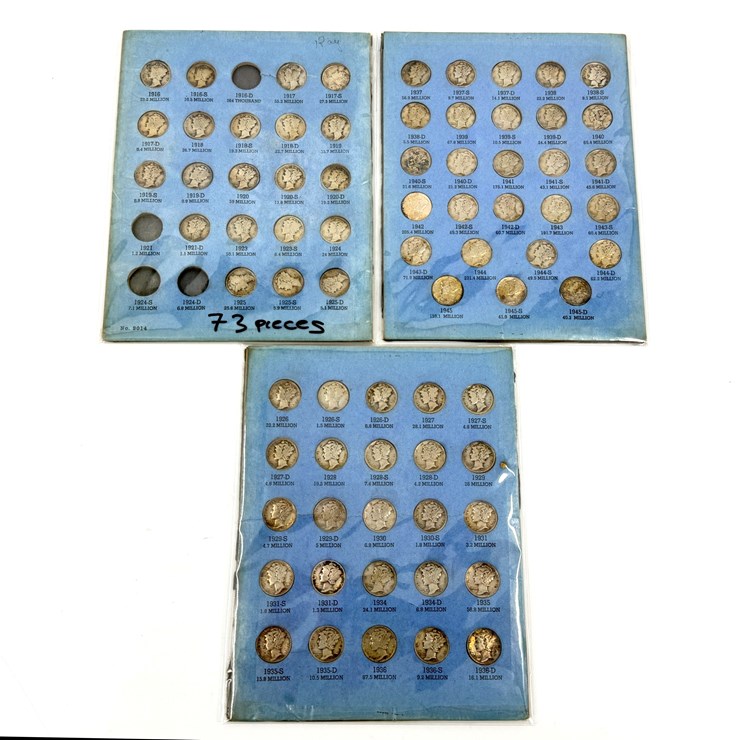 #32234 • VARIOUS MERCURY DIMES