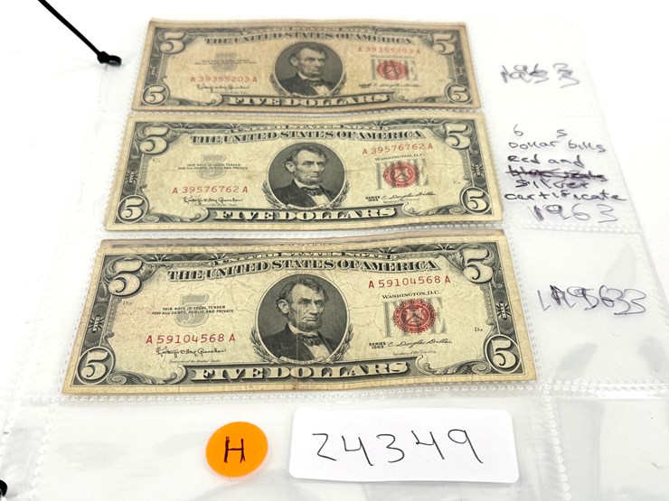 #24349-•-red-seal-five-dollar-bills-image-4