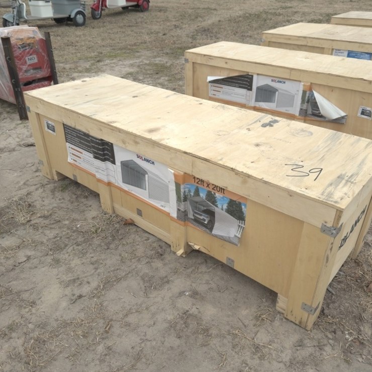 12FT X 20FT STEEL CARPORT 100IN TALL