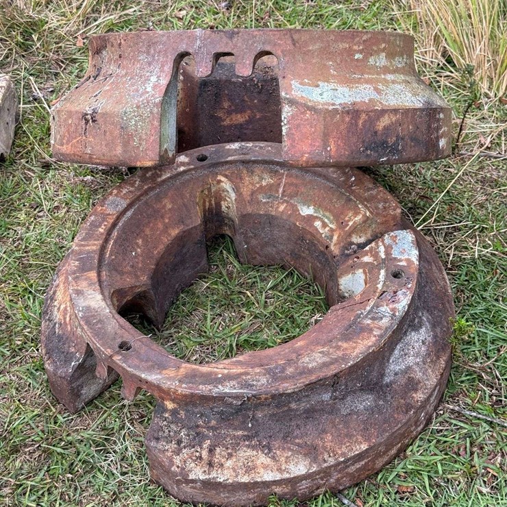 (2) Large Wheel Weights